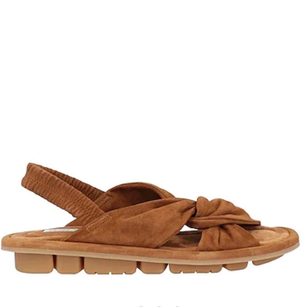 Italian Twisted Suede Ultra Luxe Sandals Women's Designer Bohemian Chic - Picture 3 of 7